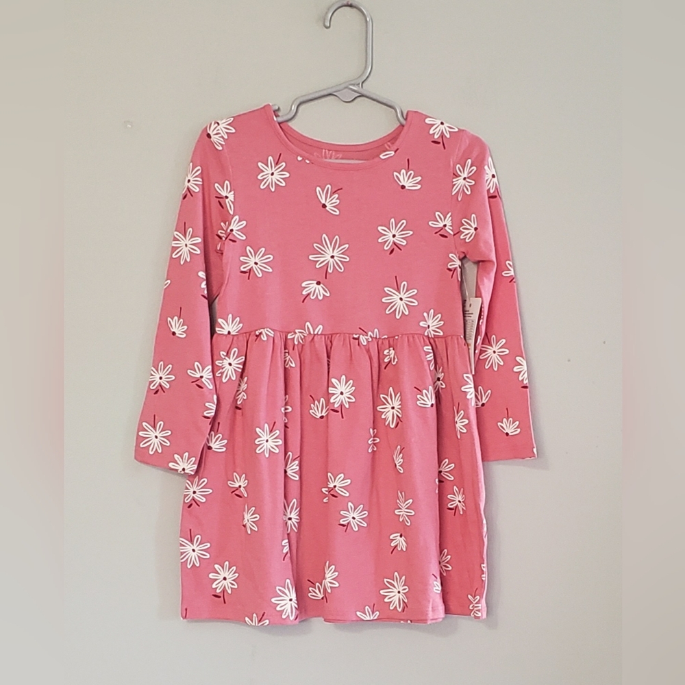 Jumping Beans NWT Floral Long-sleeved Dress Size 3T